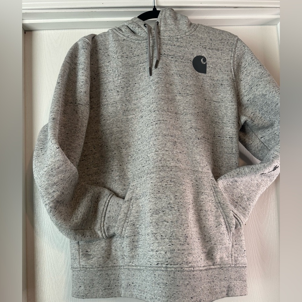 Carhartt women’s Heather Gray Pullover Sweater